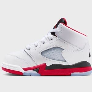Jordan 5 Retro "Fire Red Black Tongue
